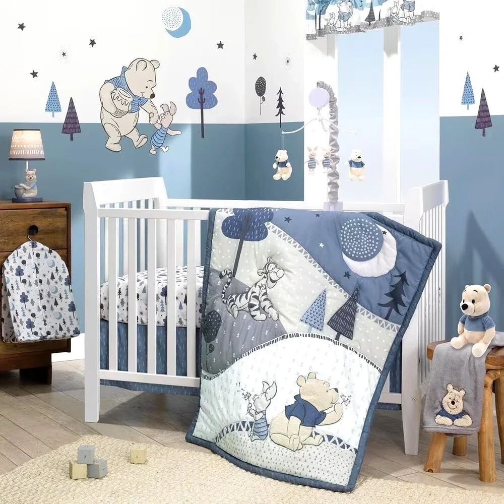 Disney Baby Forever Winnie the Pooh Blue & Beige Wall Decals by Lambs & Ivy